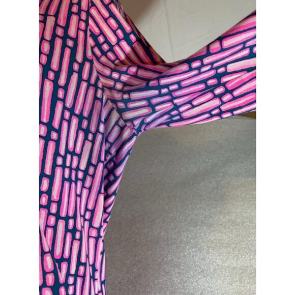 Lilly Pulitzer Beacon Dress Slathouse Stripe -Large-NOTE- Underarm Color Bleedin - Picture 3 of 8
